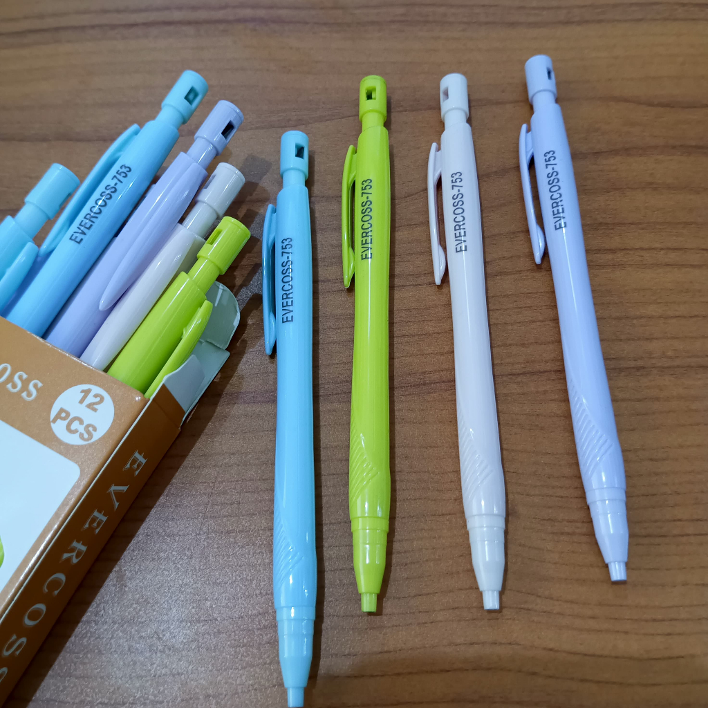 

(1PACK=12PCS) Pensil Mekanik Evercoss EV-753 -2,0 mm (ISI BESAR)