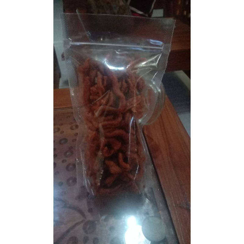 

usus Krispy pedas daun jeruk