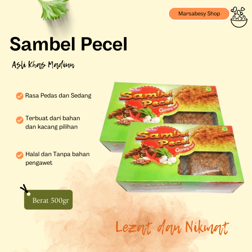 

NEW Sambel Pecel Madiun Sangrai 500 gram MURAH BERKUALITAS