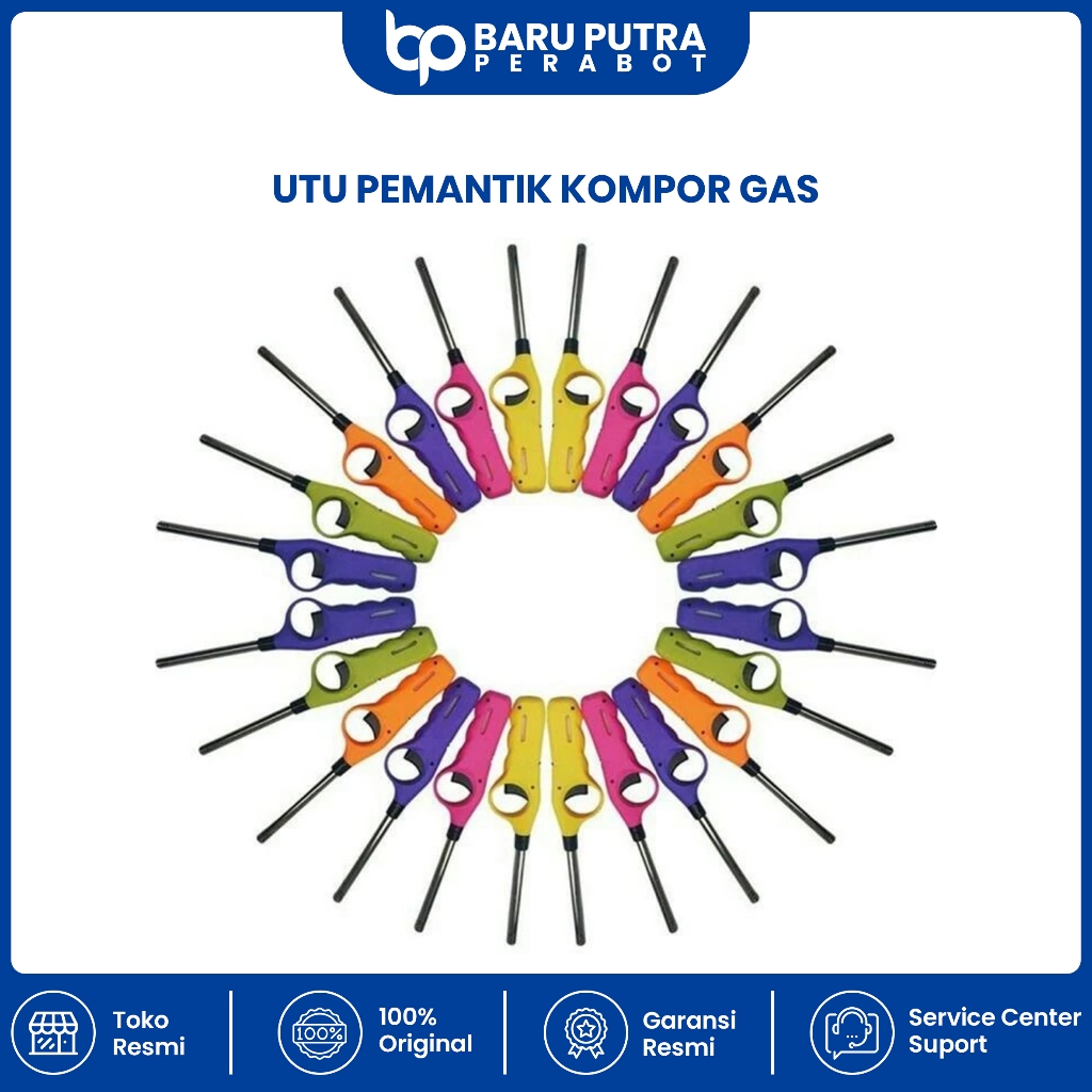 Korek Api Gas Pemantik Lighter UTU Pemantik Kompor Gas Bisa Isi Ulang