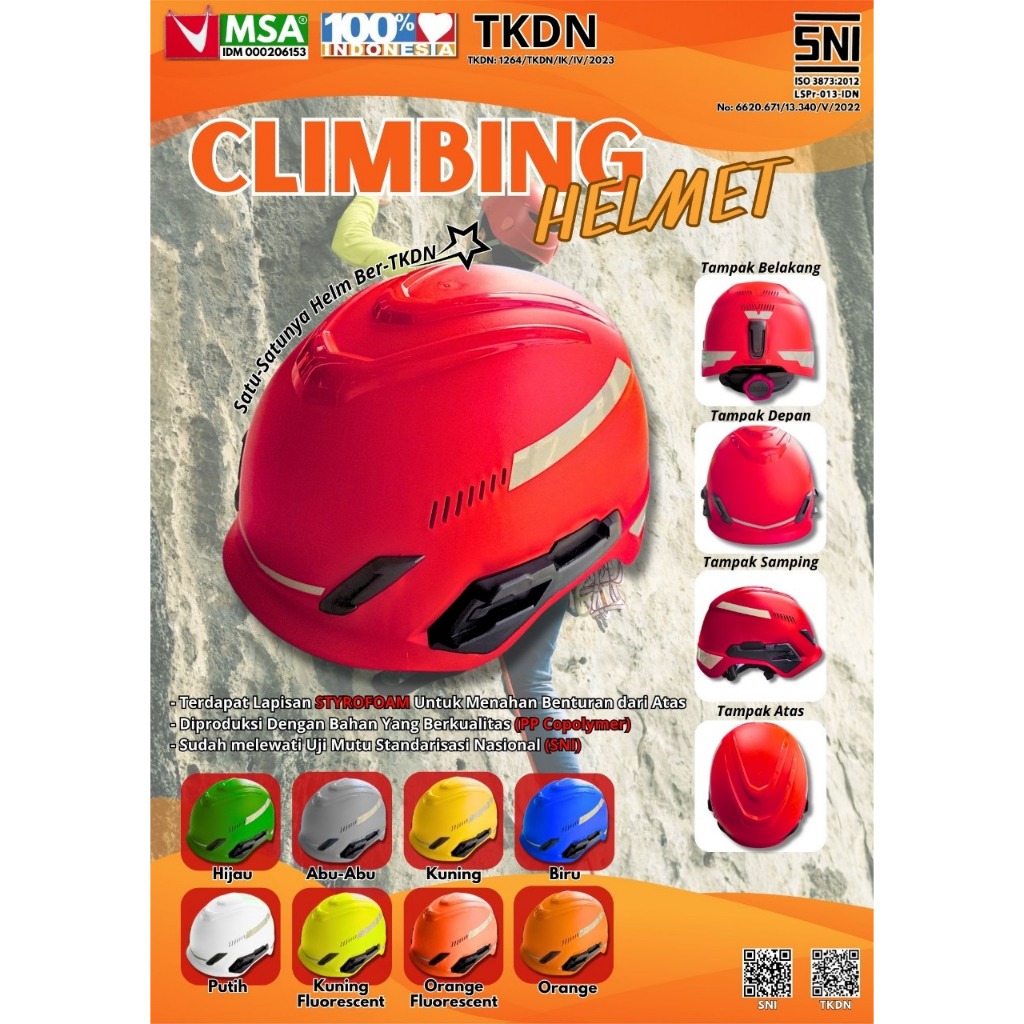 CLIMBING HELMET SAFETY