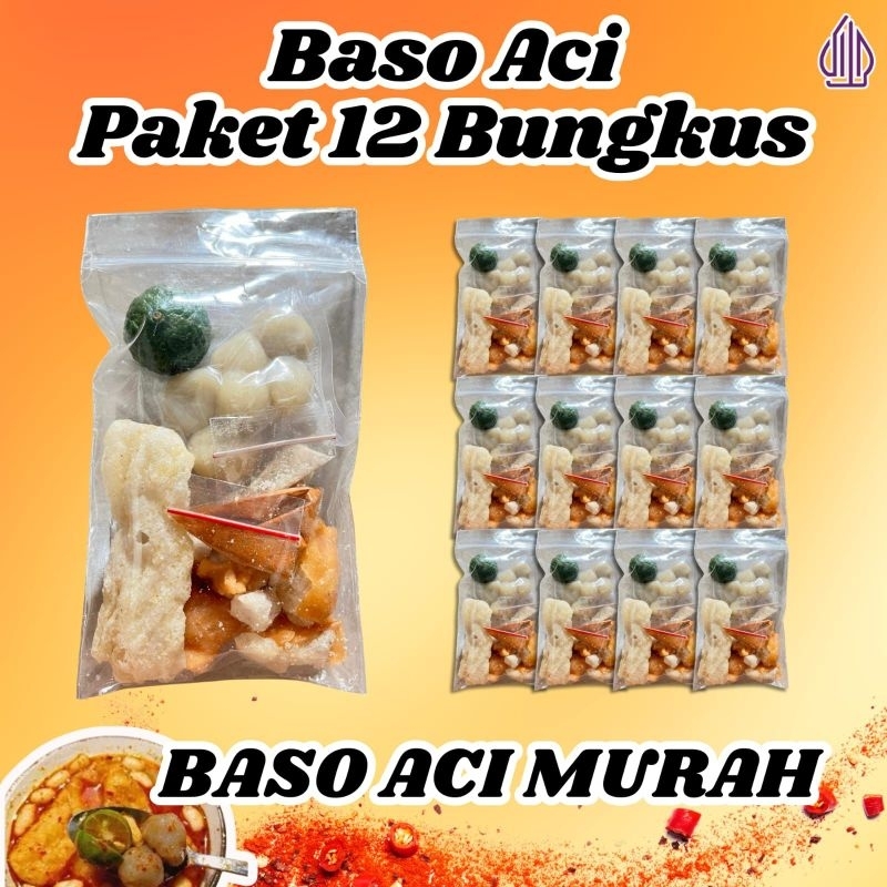 

Baso Aci 12 Bungkus / Baso Aci / Baso aci 12 Pcs Paket Hemat / Baso Aci Instan