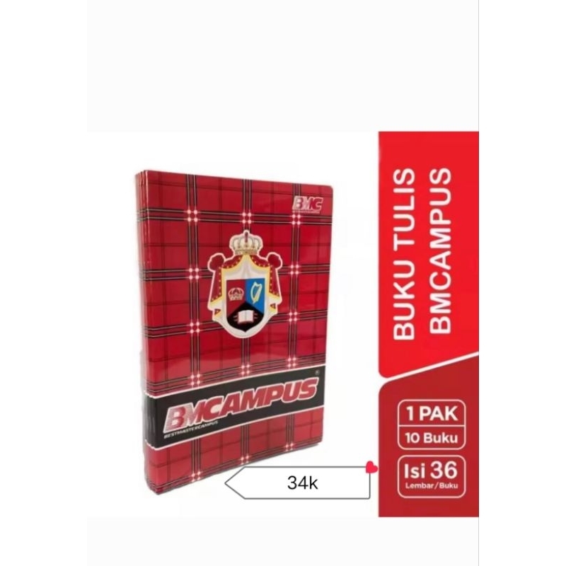 

Buku Tulis Besar BMCampus 36 Lembar