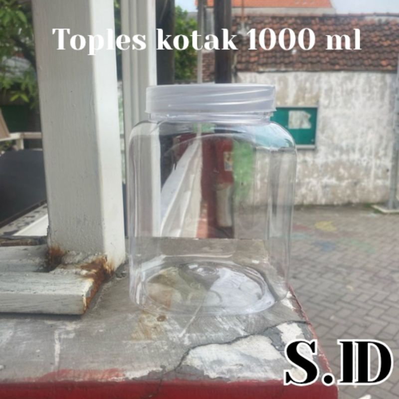 Toples kotak 1000 ml Grosir 1 ball isi 30 pcs