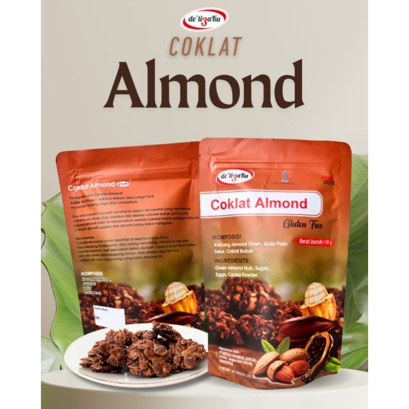 

Detigaku Coklat Almond Gluten Free 100 g