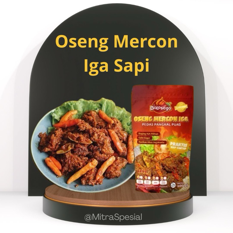 

Oseng Mercon Iga Sapi Bolosego Khas Jogja