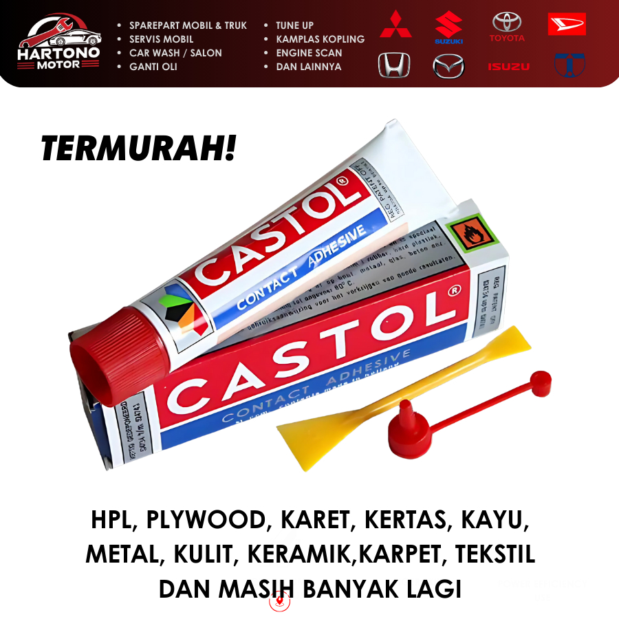 

LEM KUNING CASTOL 51 CC BESAR SERBA GUNA TUBE BESAR