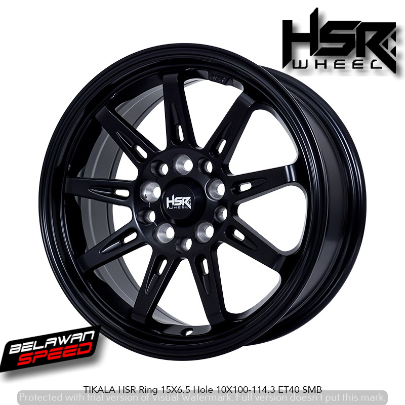 Velg Mobil Ring15 HSR TIKALA Untuk Grand max Wulling Ertiga dll r15