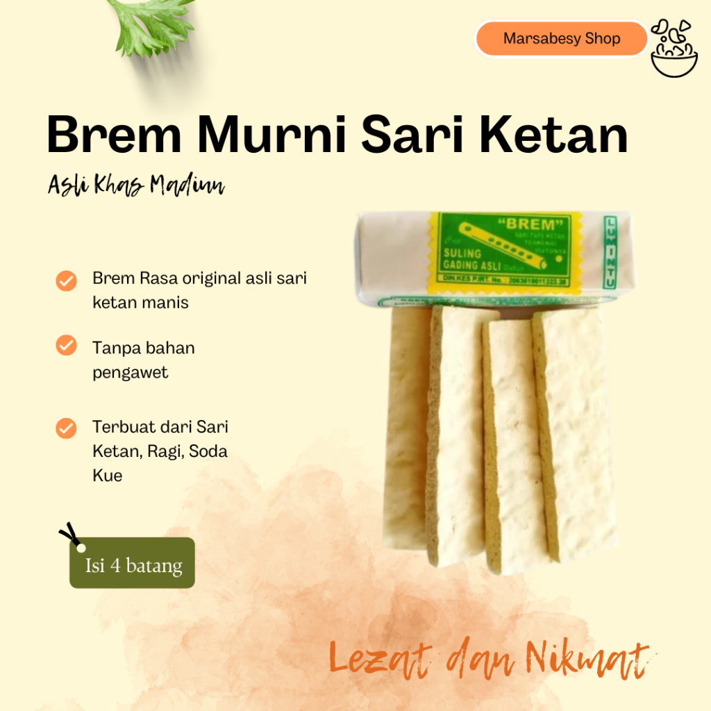 

NEW Brem Madiun Murni Sari Ketan MURAH BERKUALITAS