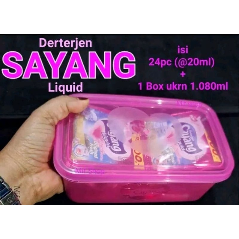 DETERGEN SAYANG CAIR / SAYANG LIQUID