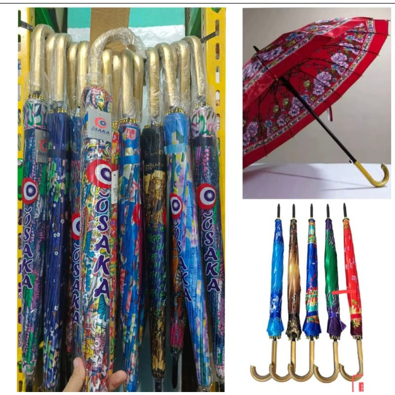 Payung Saten dewasa 16 jari