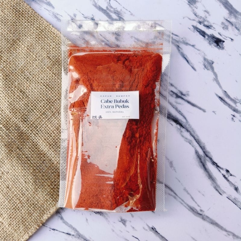 

Cabe Cabai Bubuk Extra Pedas Level 50 Extra Hot Chili Powder