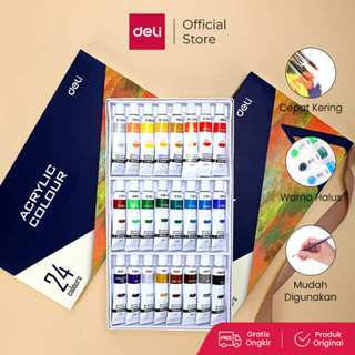 

Deli cat akrilik 18 warna, cepat kering dan halus 73857