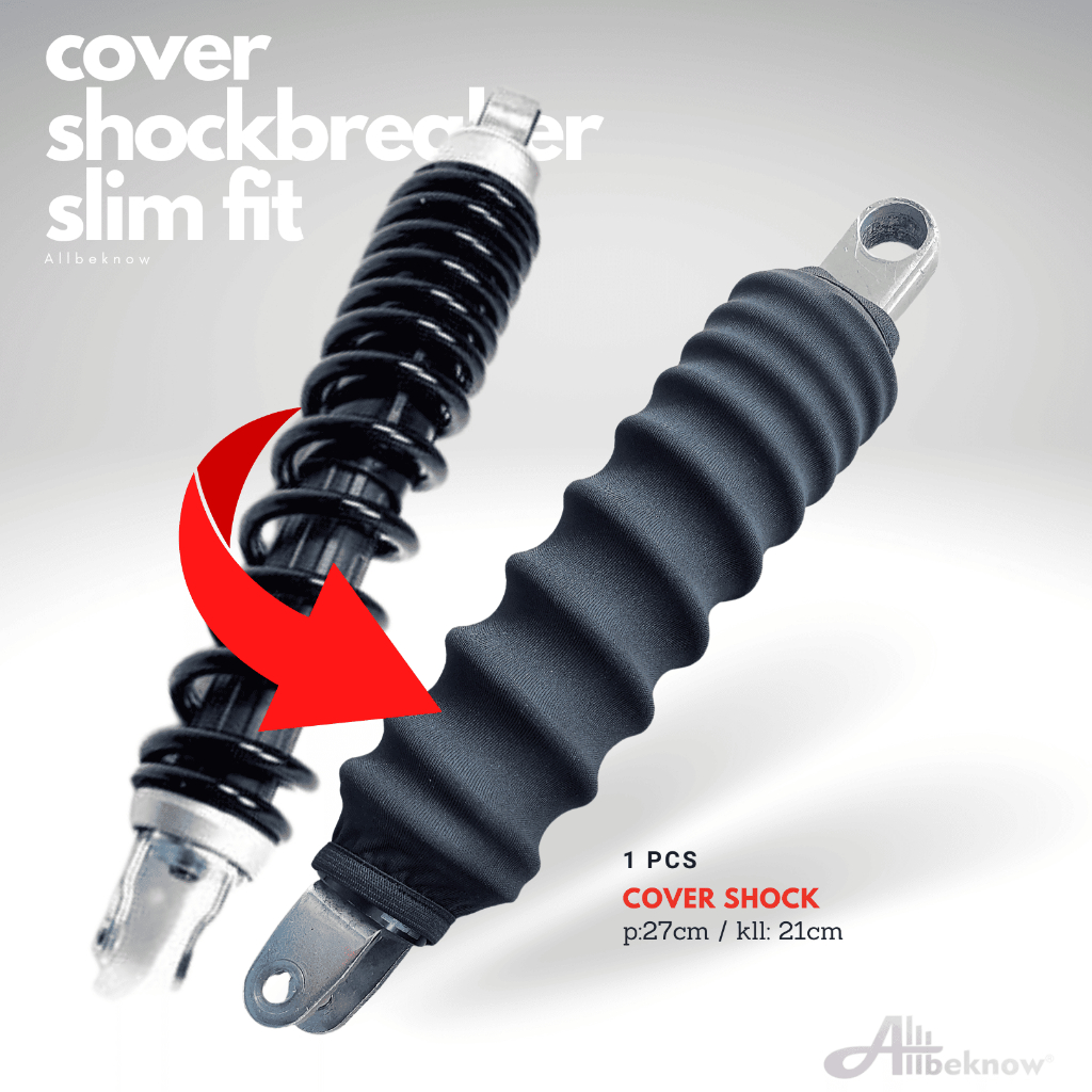 Sarung Shockbreaker Belakang Slim Fit-Cover Pelindung Shock belakang sepeda Motor-Cover Shockbreaker