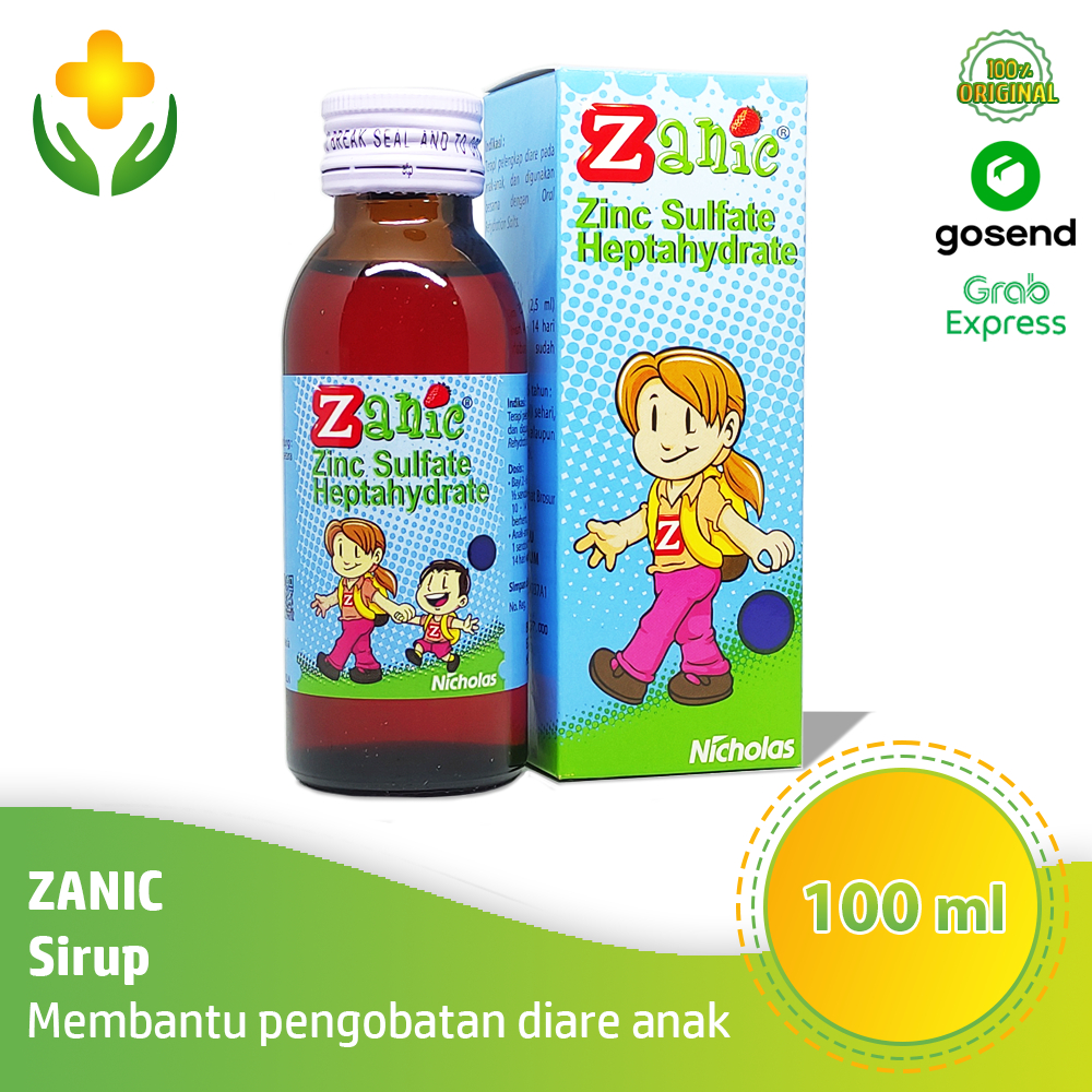 Zanic Sirup 100 ml - Obat Diare Anak | Zinc Sirup