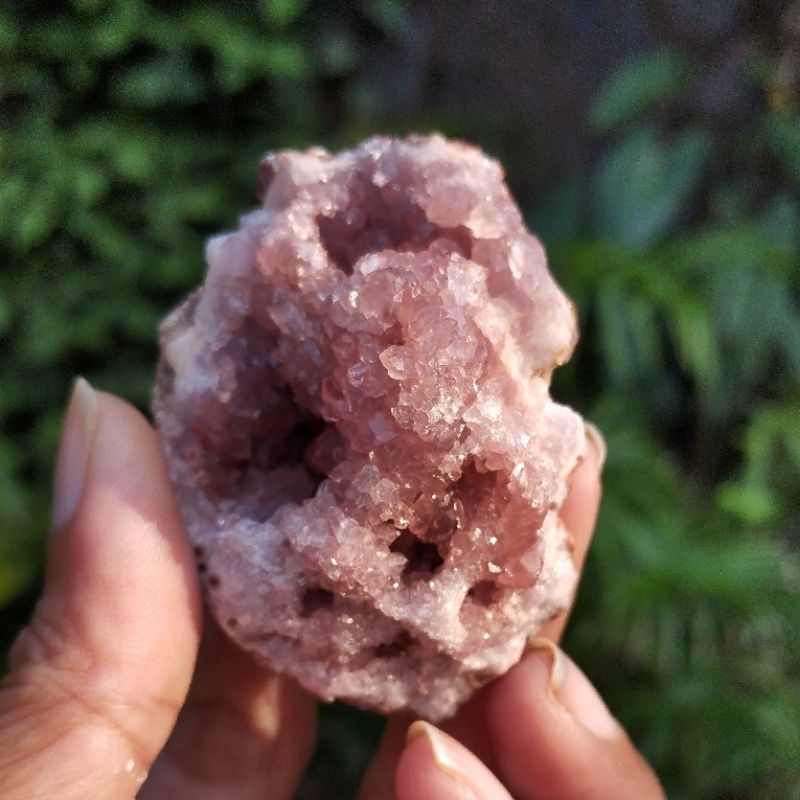 PROMO Pink Amethyst Cluster Geode
