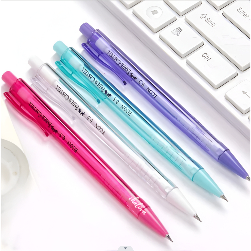 

Pensil Mekanik Faber-Castell ECON 0.5 mm - Economic Mechanic Pencil Transparan 0.5 MM