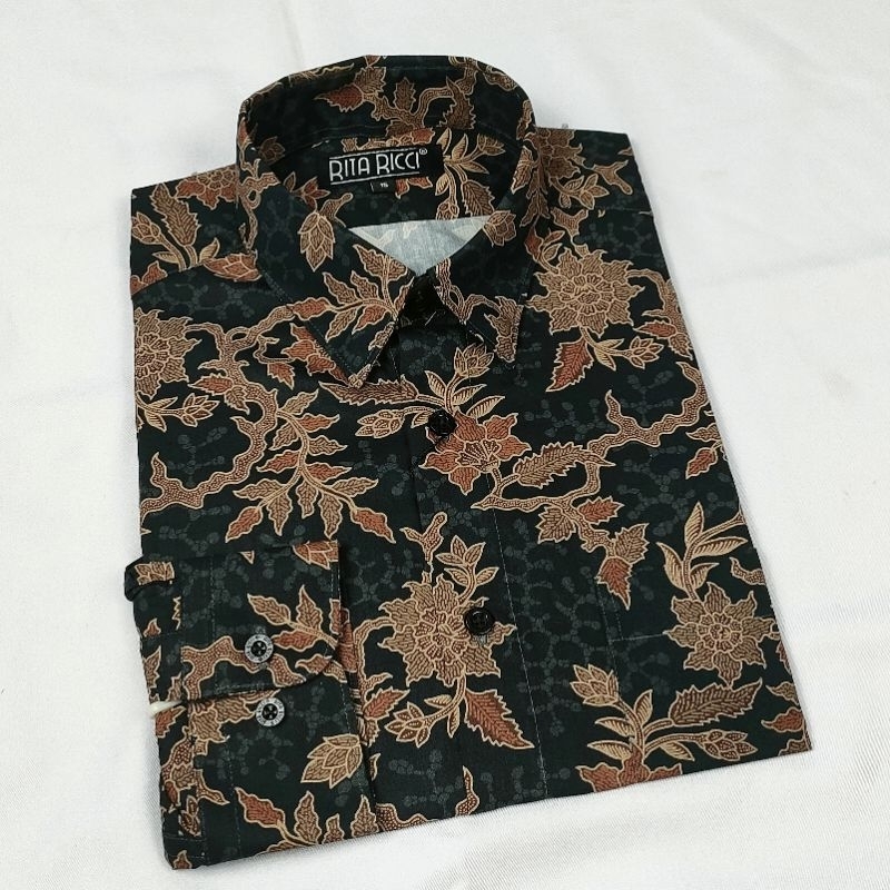 Kemeja Batik Pria Exclusive Rita Ricci Lengan Panjang & Pendek