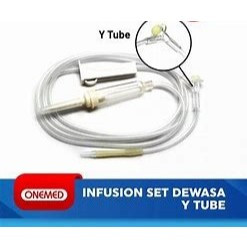 Infus Set Type Y Dewasa OneMed Eceran
