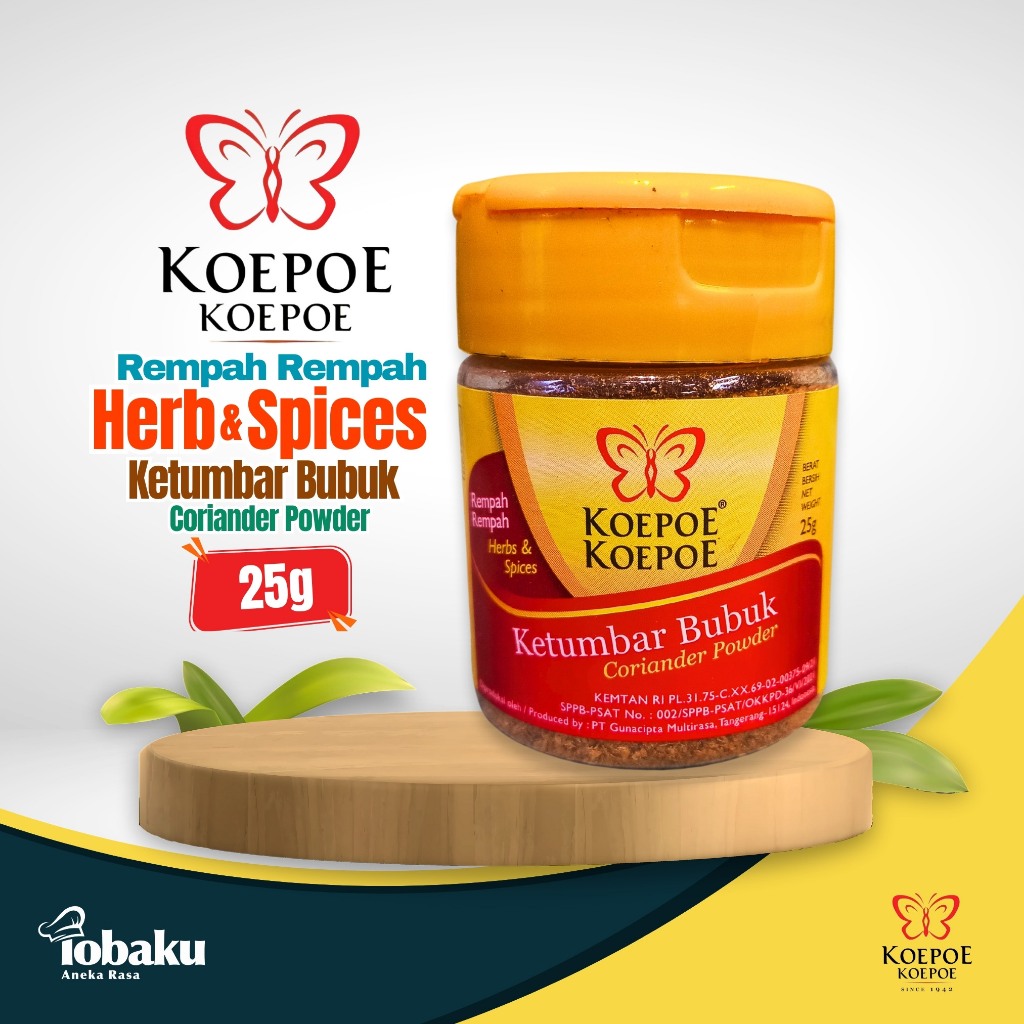 

Ketumbar Bubuk - Rempah Rempah KOEPOE KOEPOE Herb & Spices Coriander Powder 25g