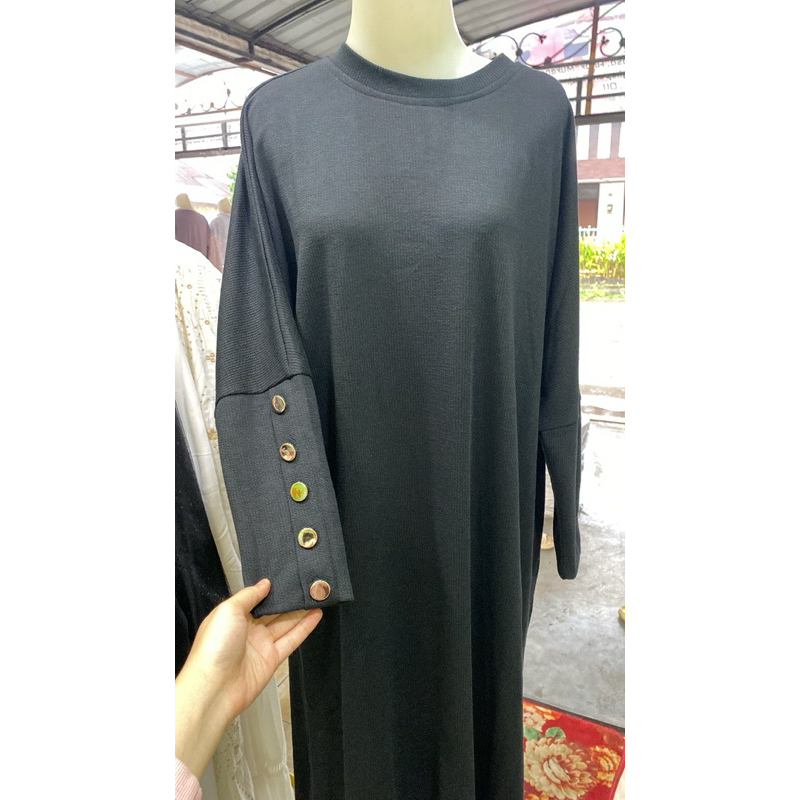 GAMIS INARA PREMIUM | Gamis Knit Inara Premium / Gamis Bumil