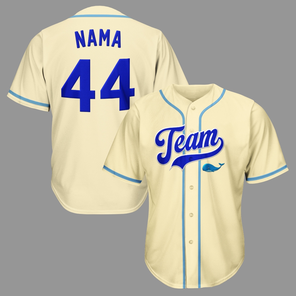 Jersey Baseball Custom Bordir Bebas Desain 11