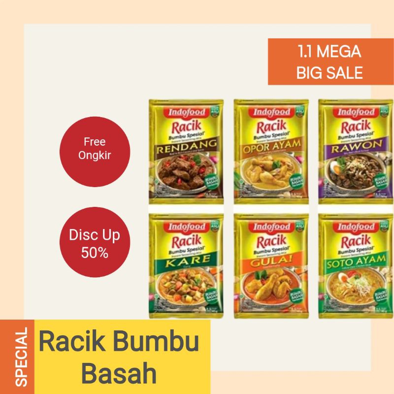 

Bumbu Basah racik spesial Indofood 25gr & 50gr