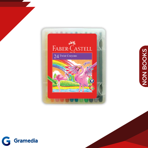 

Gramedia Medan - FABER-CASTELL TWIST CRAYON SET 24