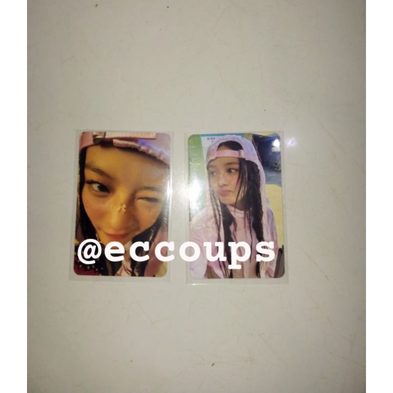 

PHOTOCARD OFFICIAL NEWJEANS HANNI (harga tertera untuk 2 photocard)
