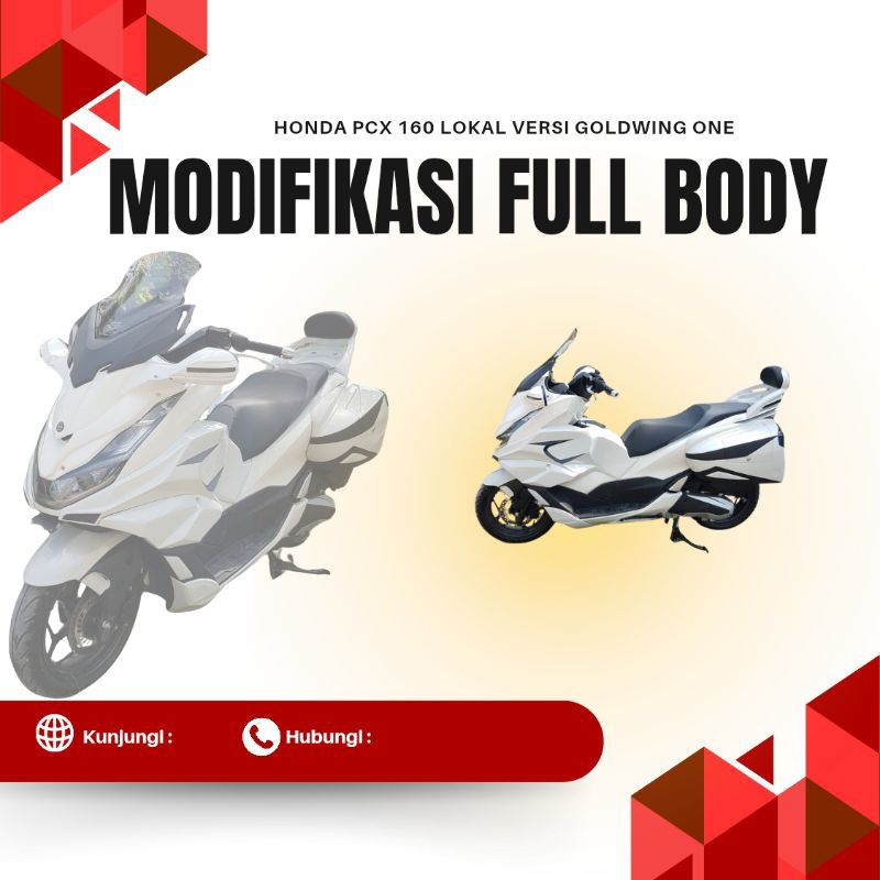 Modifikasi Honda Pcx 160 Goldwing One