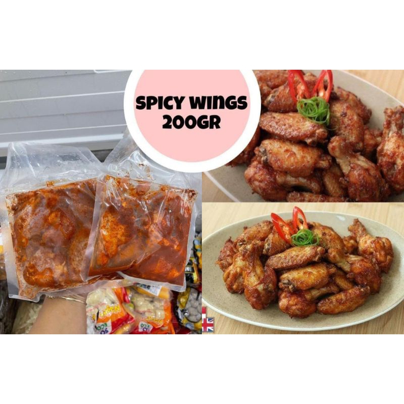 

spicy wings 200gr halal murah bandung