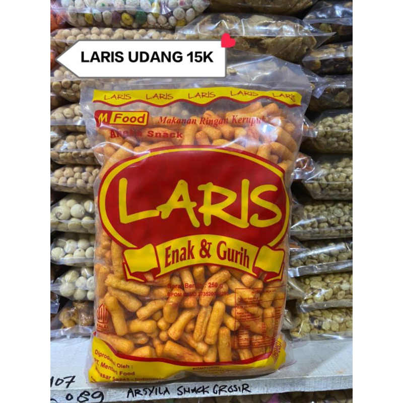 

Snack Kiloan Kurupuk Laris Udanh Stik Enek & Gurihh isi 250gr