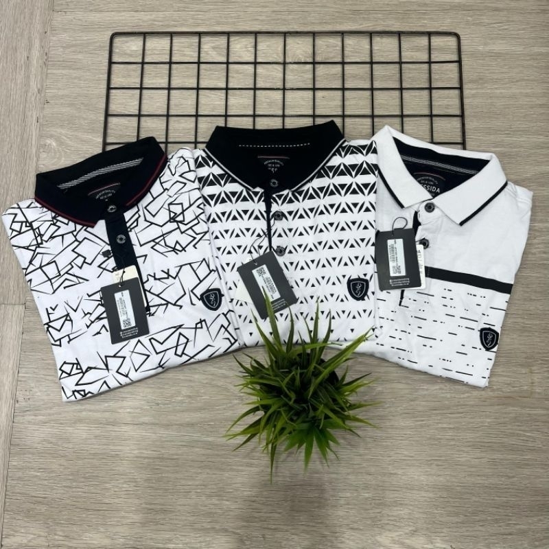 kaos kerah cressida pria original