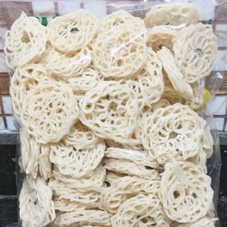 

Kerupuk Mawar Putih 1 kg mentah - Authentic Kerupuk Palembang Seblak