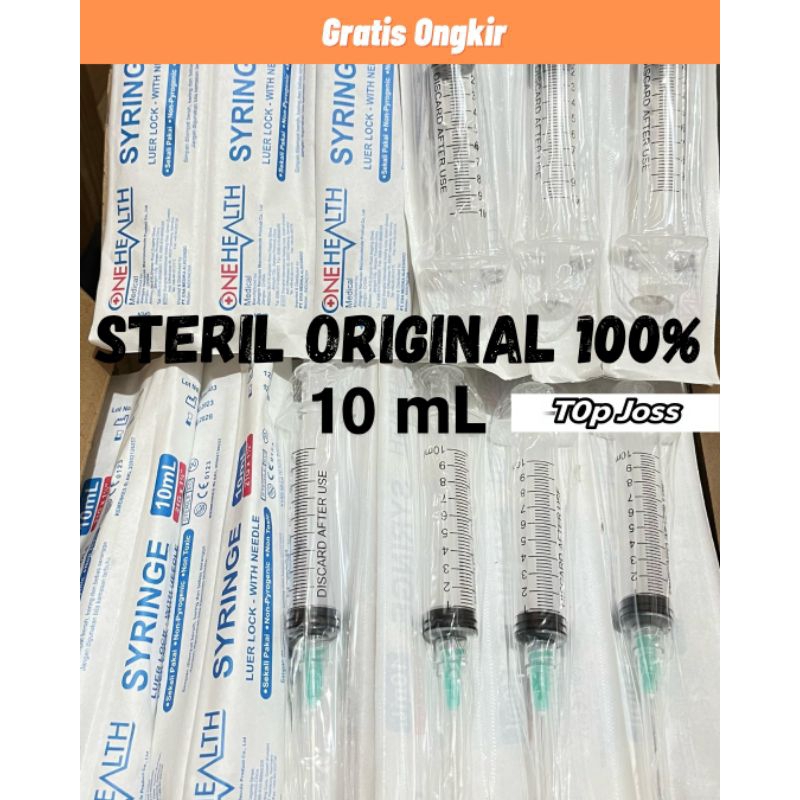 SPUIT 10 CC mL SPET LOLOHAN SUNTIKAN SUNTIK 1 CC 3 CC 10 CC JARUM INJEKSI VITAMIN MINYAK IKAN OBAT H