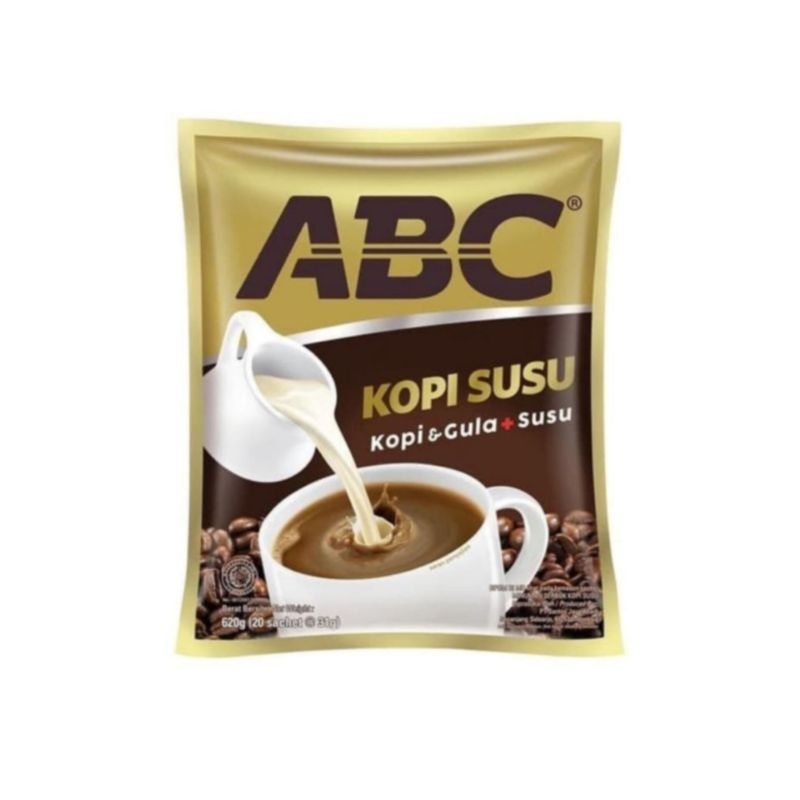 

ABC Kopi Susu Bag 30gr x 20 Sachet / Kopi Bubuk 600gr