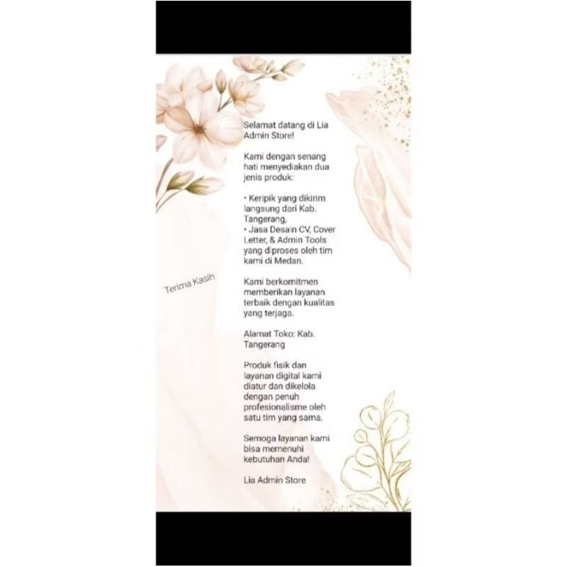 Jasa Desain CV Shape Formal Design (Free Kartu Ucapan Setelah Kirim Via Email / Chat (Tulis Tangan)