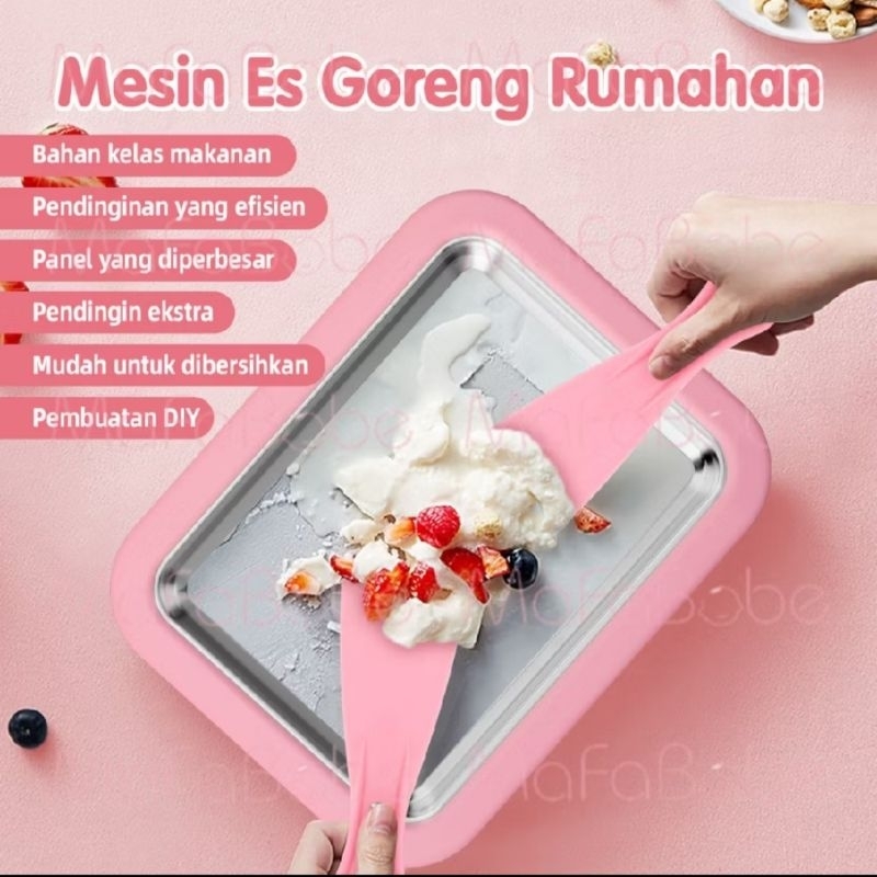 Ice Cream Roll Maker / Alat Pembuat Ice Cream Alat Pembuat Es Krim Ice Cream Roll Yogurt