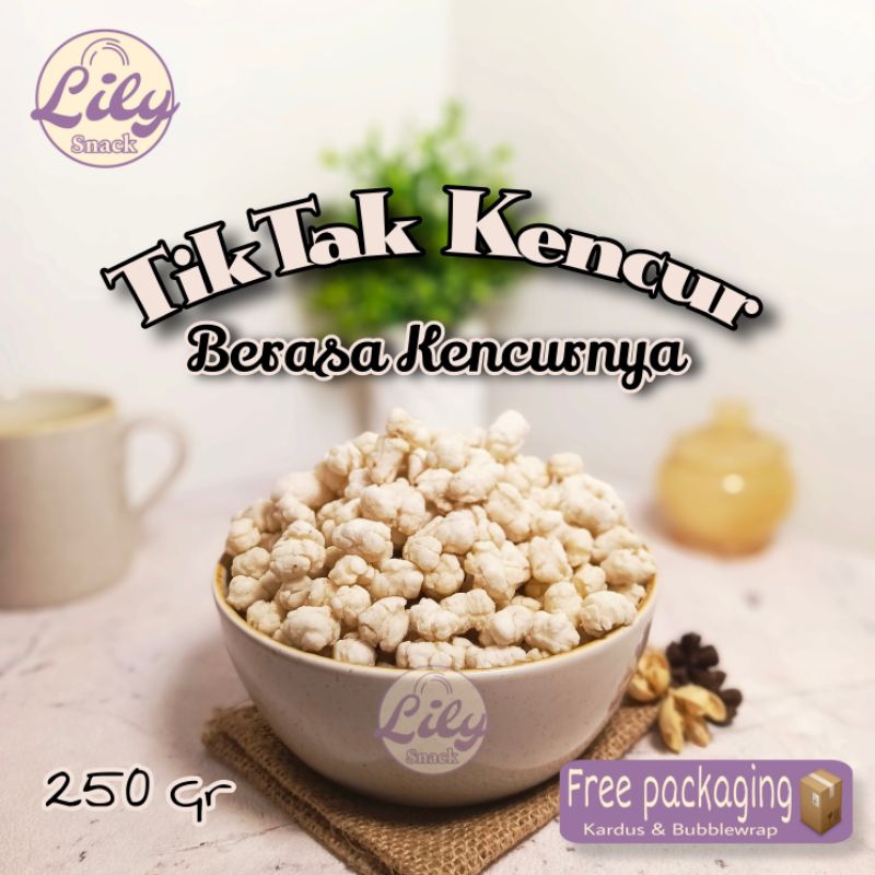 

Tiktak Cikur Pilus Kencur 250 Gram