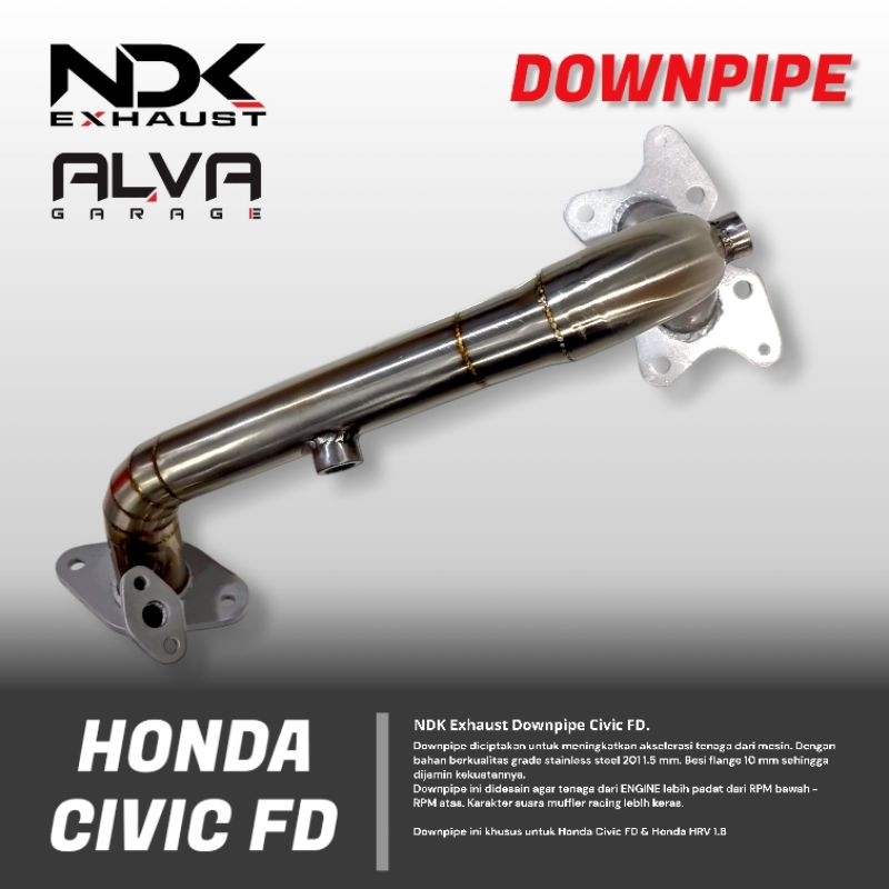 Downpipe Civic FD Knalpot Racing Civic FD NDK EXHAUST