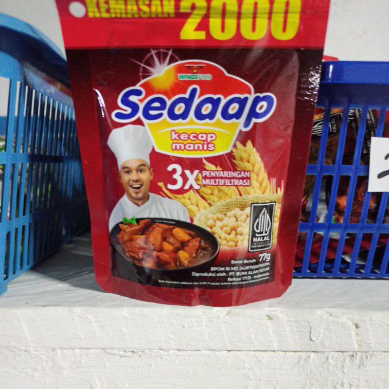 

kecap manis sachet 77gr sedap