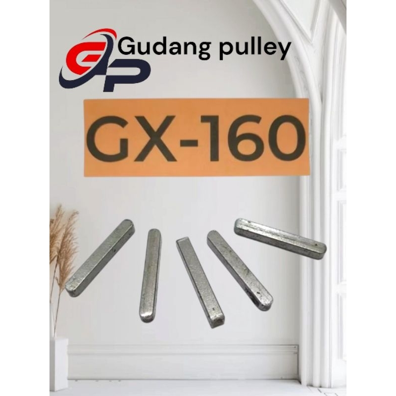 Grosir>> Spi balok/key Balok /spi pully crank shaft Gx160/Gx200(5×5×35) GX 160 GX 200