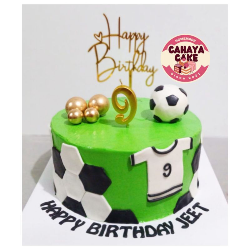 Kue Ulang Tahun Bola / Football Custom Cake / Kue Ultah Sepak Bola