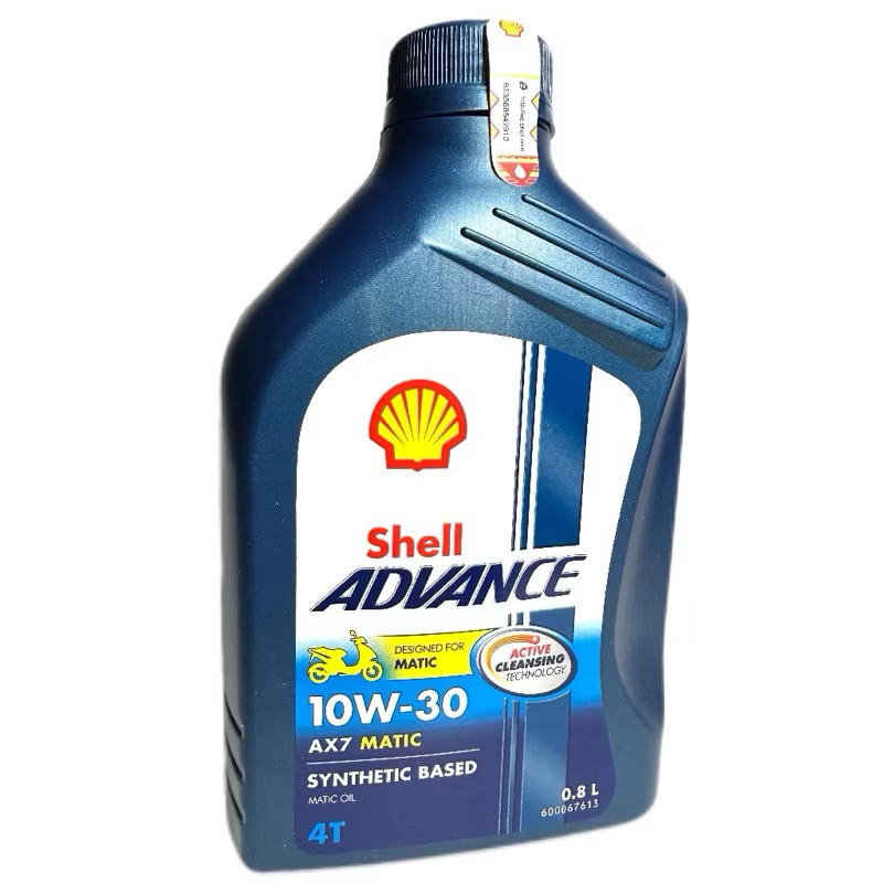 Oli Mesin Shell Ax7 Scooter 800ml Oli Mesin Motor Matic Shell Ax7 Scooter 800ml 10W-30 Synthetic