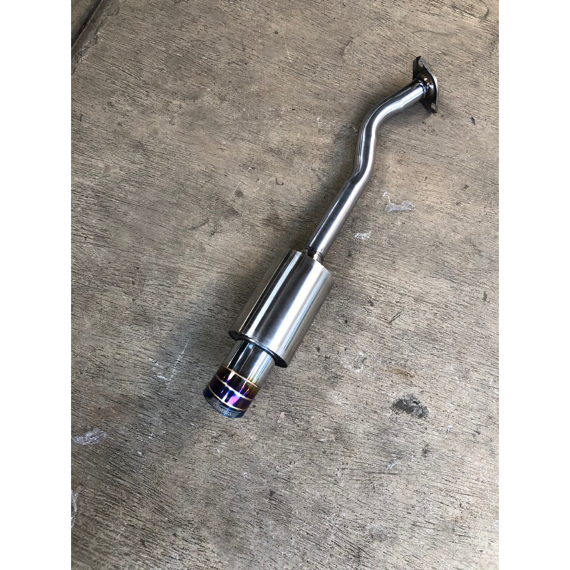 Knalpot Bolt on Pnp Mobil Brio old Brio New Js racing biru