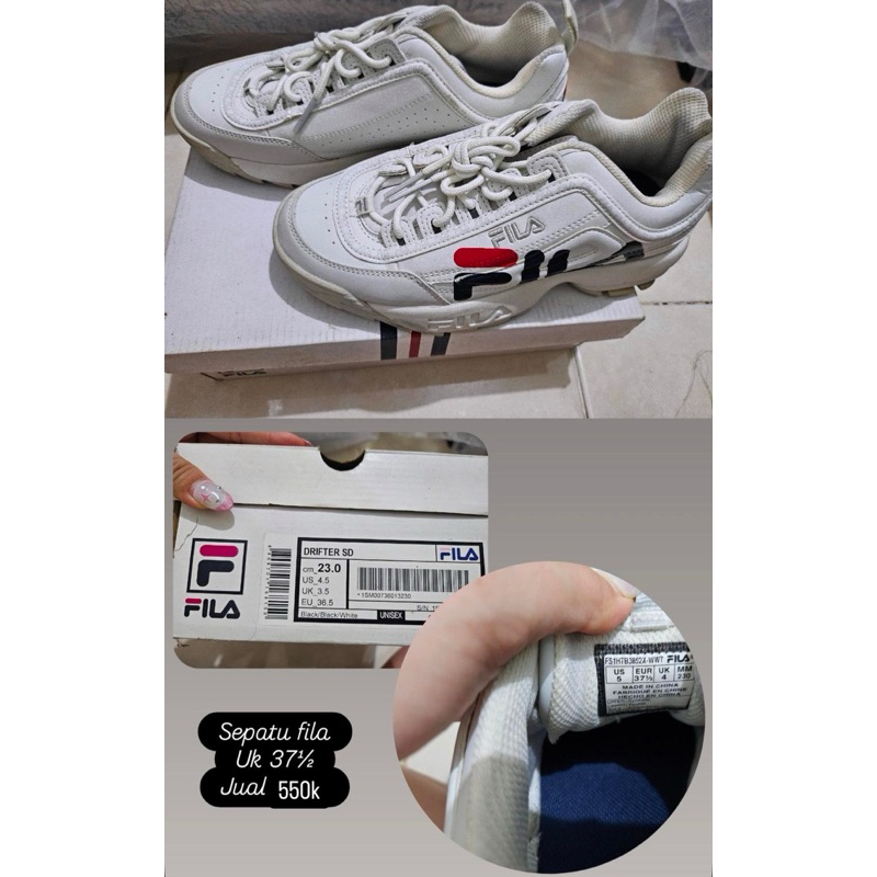 sepatu wanita fila ori