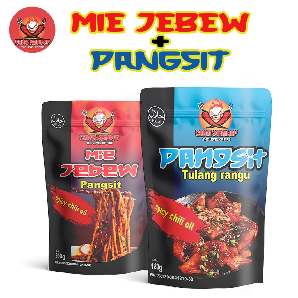 

PAKET COMBO MIE JEBEW DAN PANGSIT TULANG RANGU CHILI OIL/COMBO PEDAS-HALAL