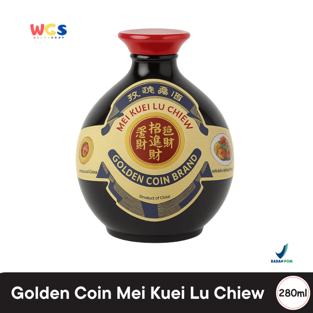 

Golden Coin Mei Kuei Lu Chiew 280ml - Angciu Masak Aroma Mawar Premium
