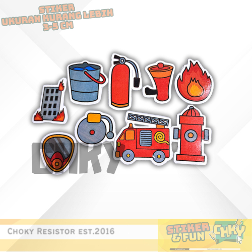 

Sticker/Stiker FUN Firefighter/Pemadam Kebakaran