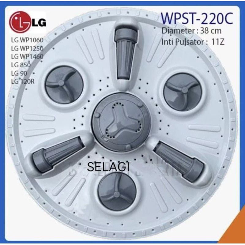 pulsator mesin cuci lg 2 tabung 1 tabung 7kg 8kg 9kg 10kg 11kg 12kg 13kg 14kg 15kg 16kg turbo drum